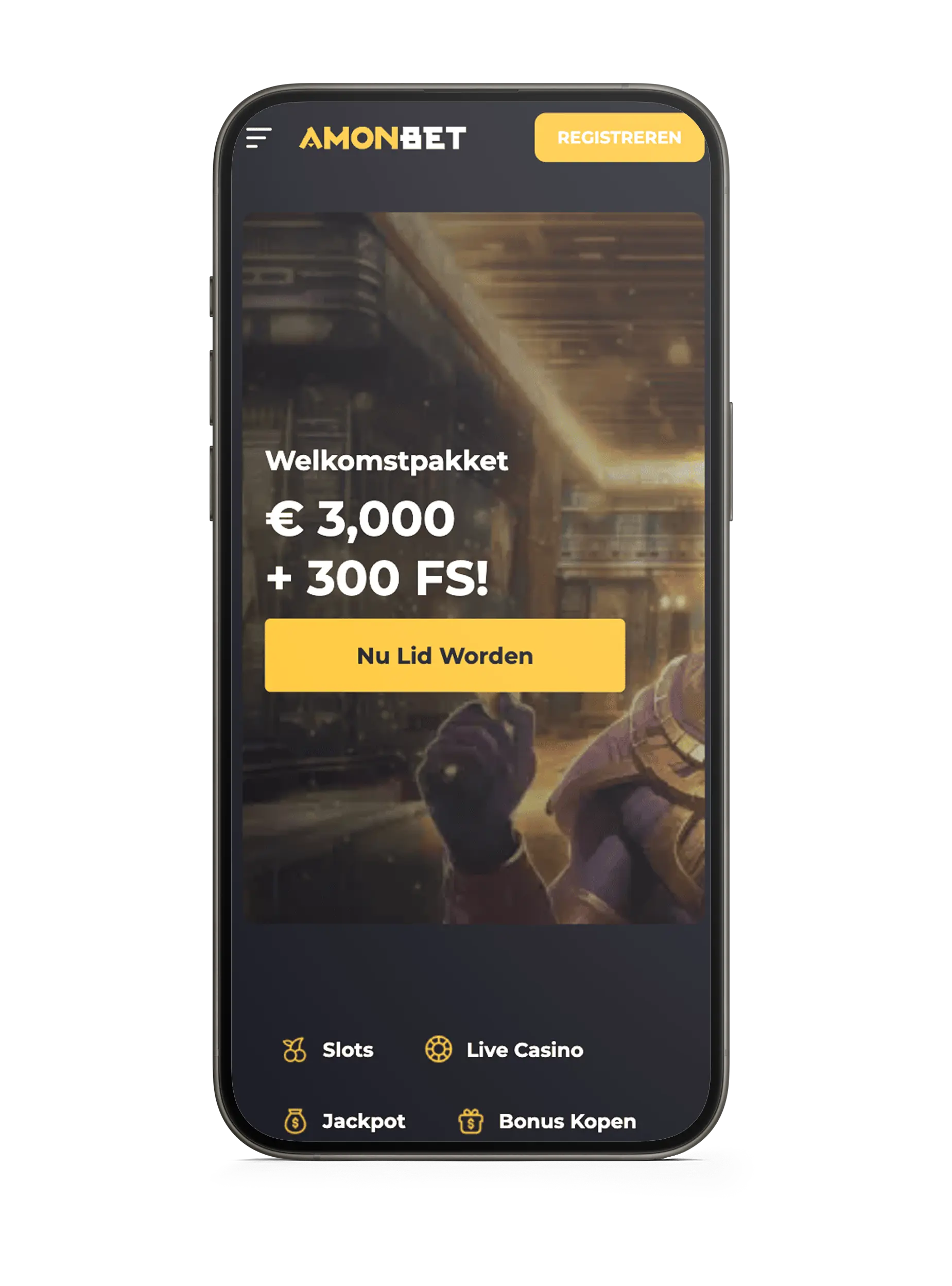 Amonbet Mobile Home Page